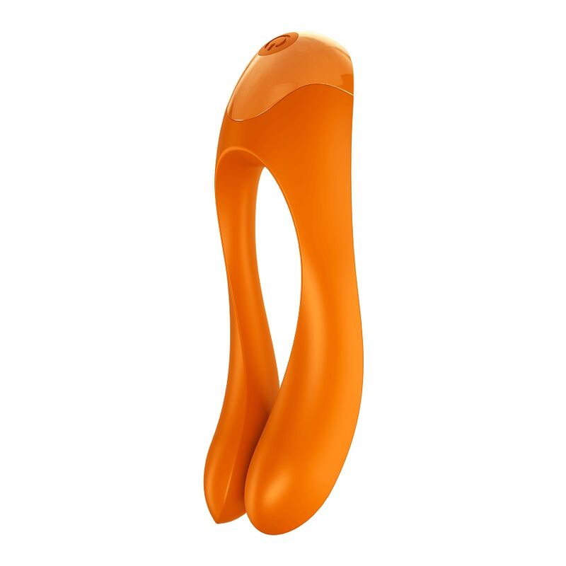 Satisfyer Candy Cane finger vibrator i orange