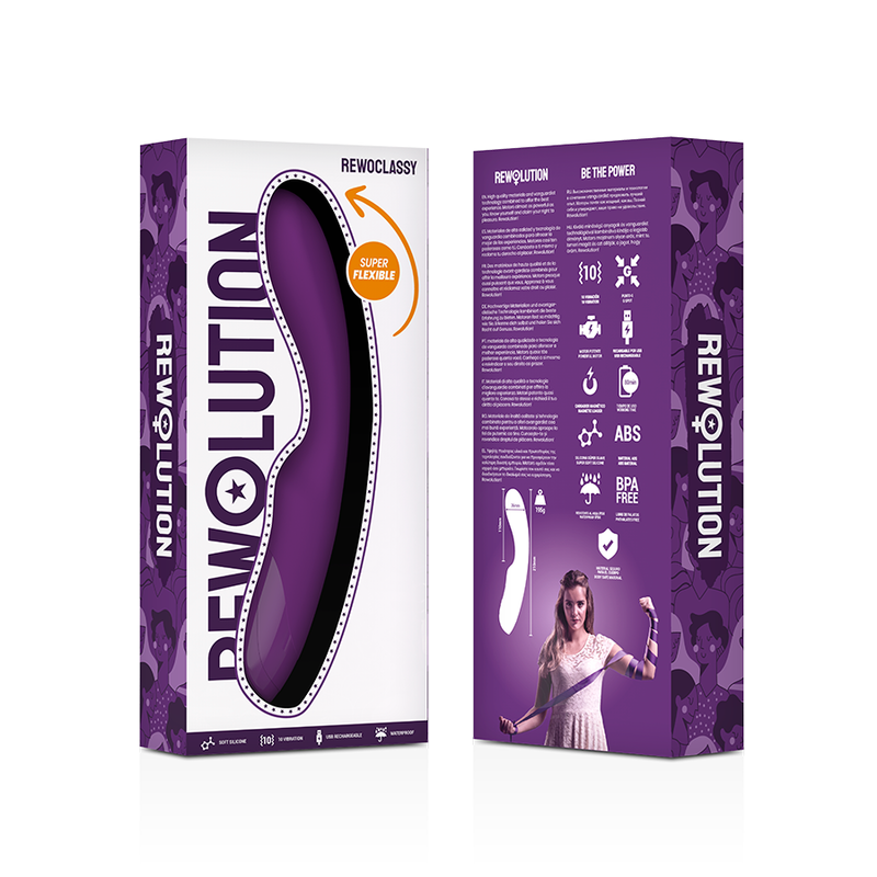 REWOCLASSY flexibel vibrator för G-punkt stimulans