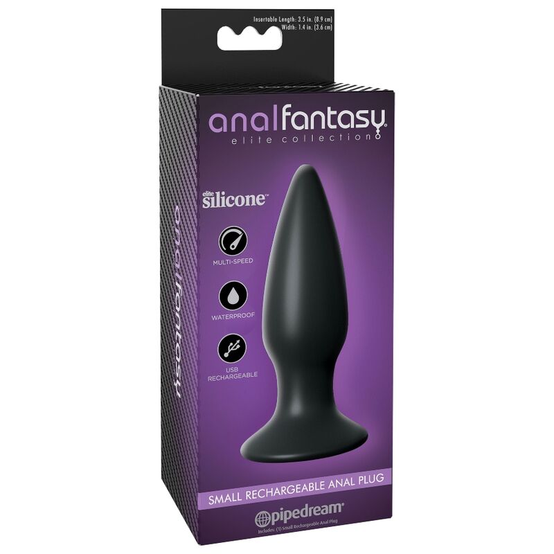 ANAL FANTASY ELITE COLLECTION - LITEN ÅTERLADDNINGSBAR ANALPLUGG