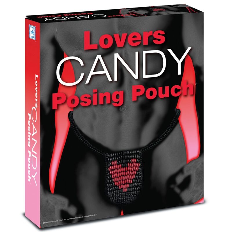 Candy Thong för män med hjärt-design