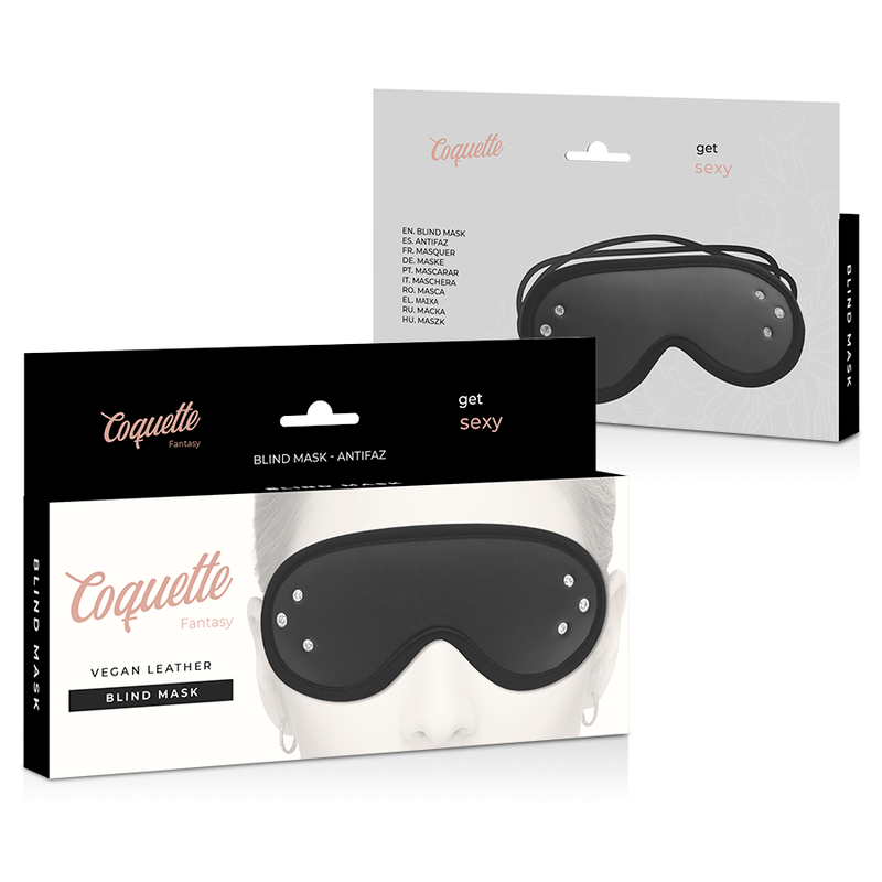 COQUETTE CHIC DESIRE - FANTASY VEGANSK LÄDERBLINDMASK MED NEOPRENFODER