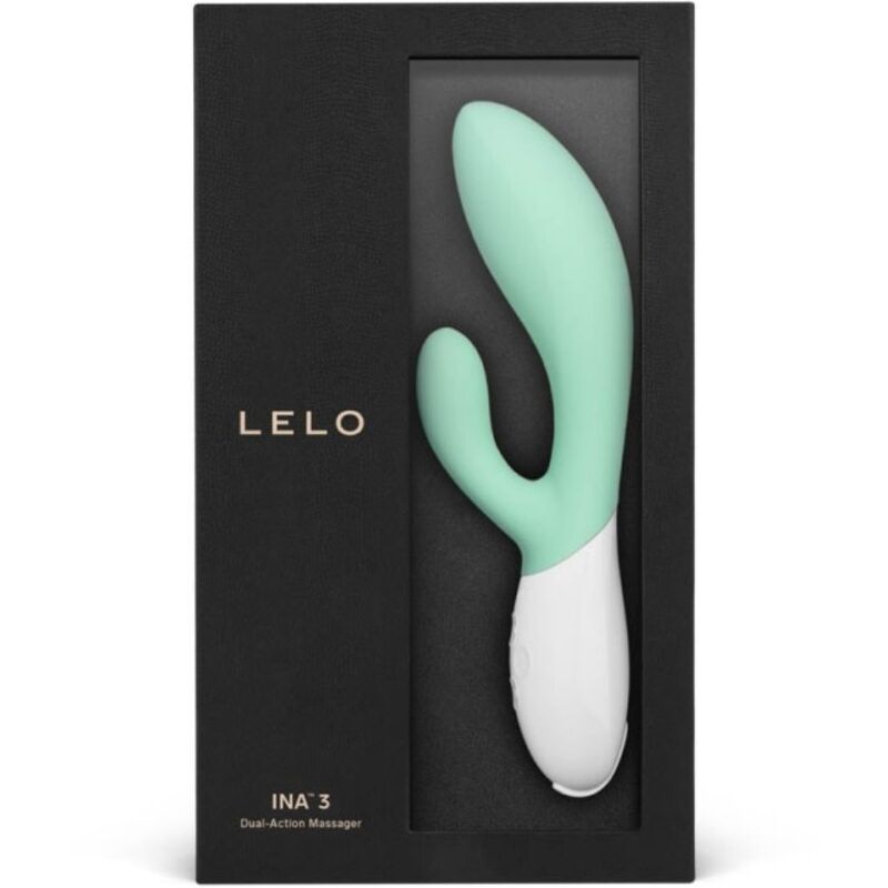 LELO INA 3 grön rabbit vibrator i lyxig design