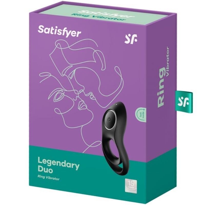 Satisfyer Legendary Duo ringvibrator i svart