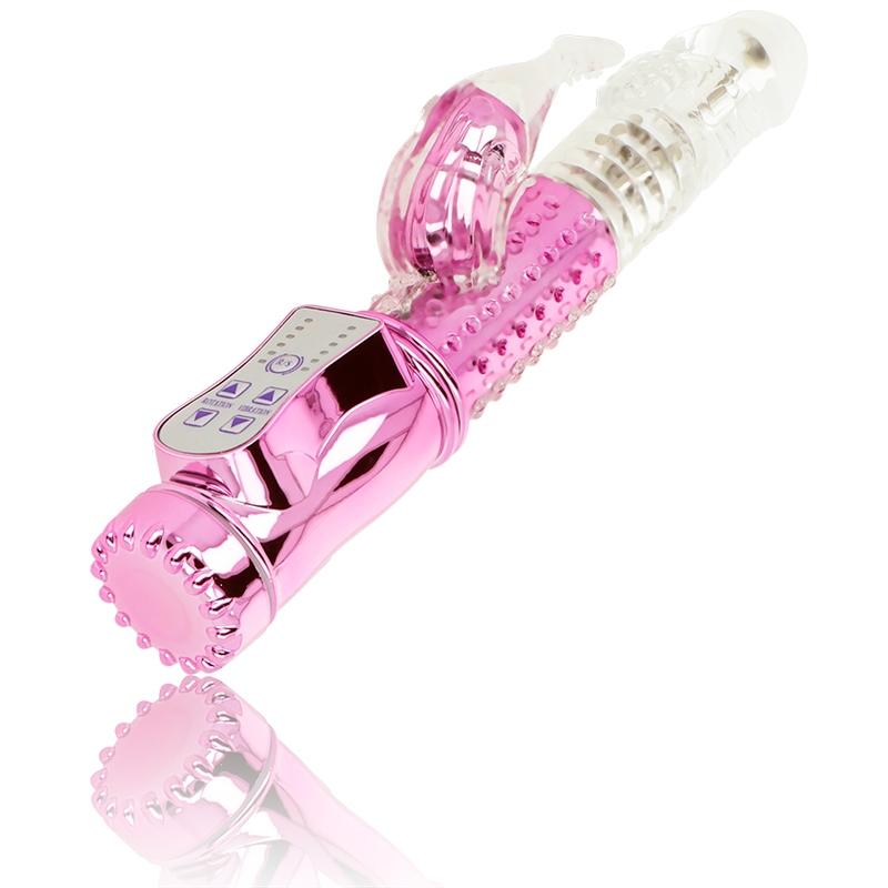 OHMAMA vibrator med rotationsfunktion och klitorisstimulator