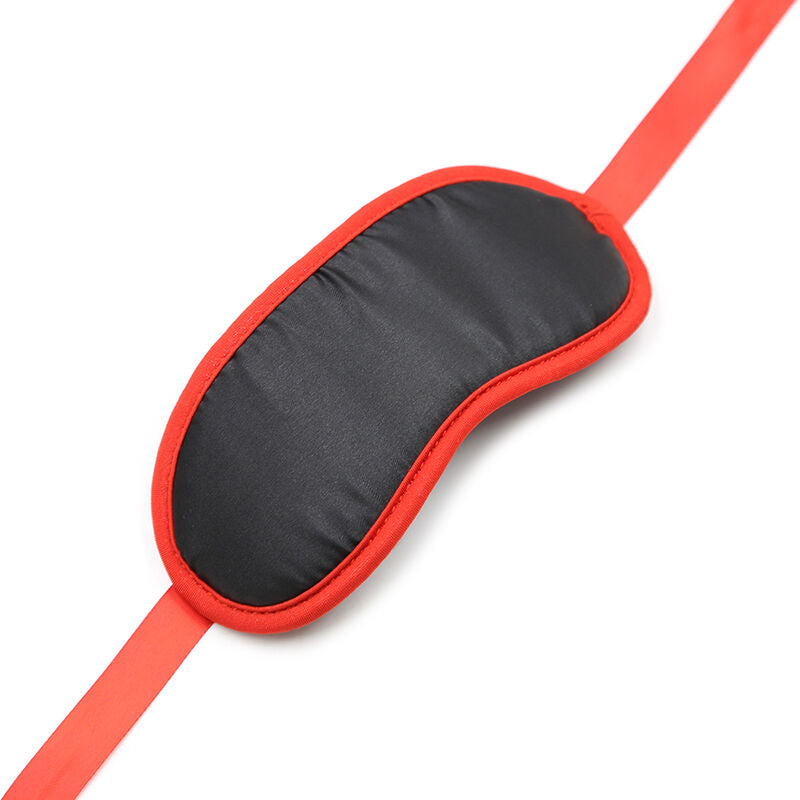 OHMAMA fetischmask med röda kanter