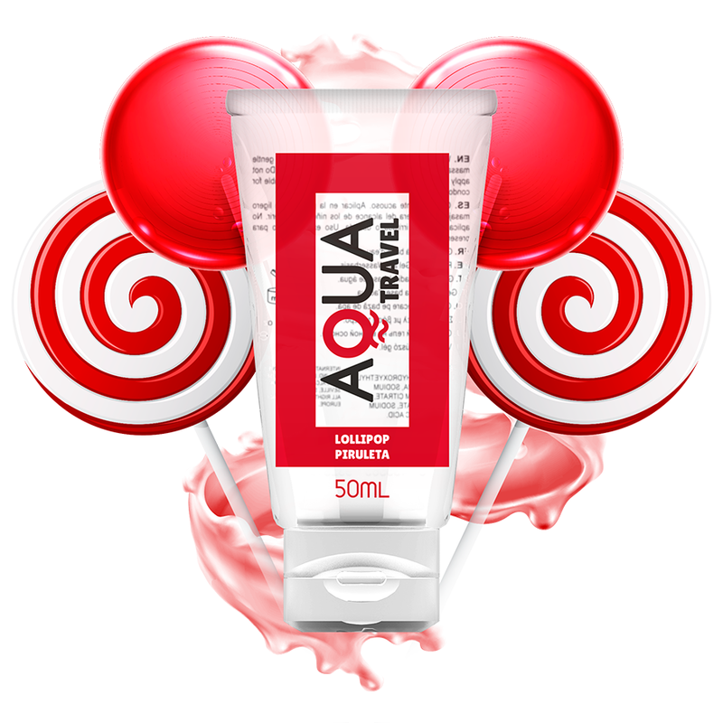 Aqua Travel Lollipop smak vattenbaserat glidmedel 50 ml