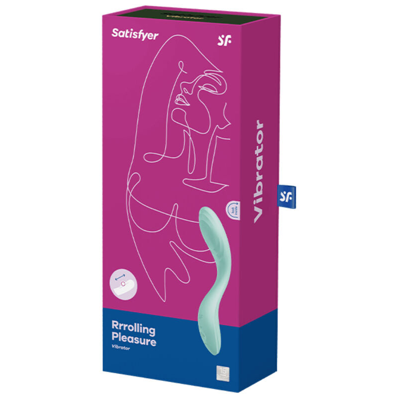 Satisfyer Rrrolling Pleasure G-punktsvibrator i grön färg