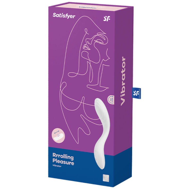 Satisfyer Rrrolling Pleasure G-punktsvibrator vit