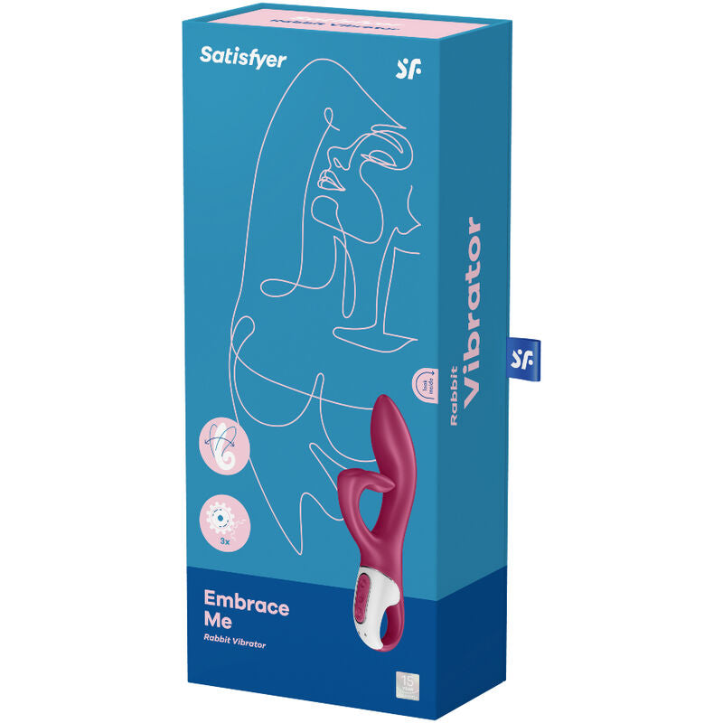 Satisfyer Embrace Me G-Punktsvibrator i färgen berry