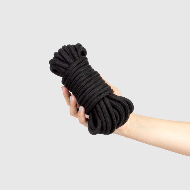 Svart bondage-rep för BDSM-lek, 10 m