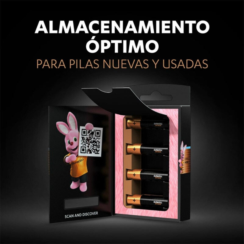 Duracell Optimum 200 AAA alkaliska batterier 4-pack
