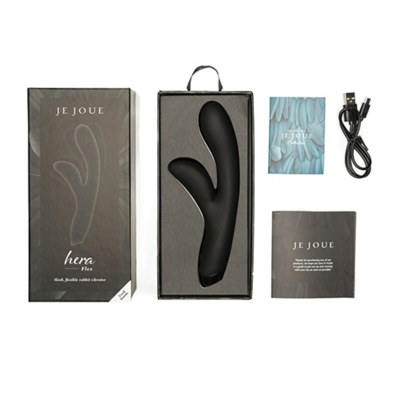 JE JOUE Hera Flex Rabbit Vibrator i svart