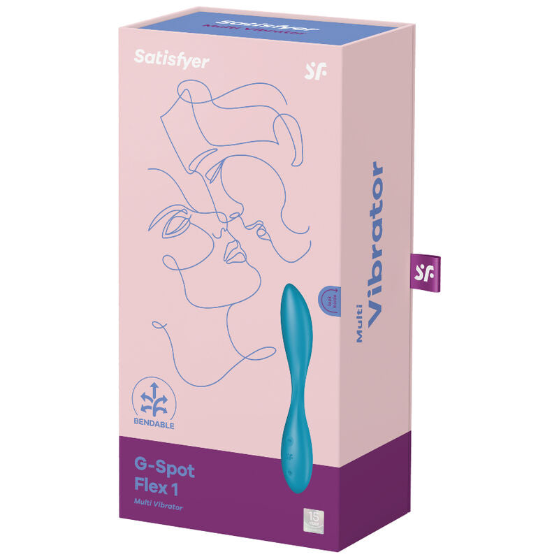 Satisfyer G-Spot Flex 1 multivibrator i blått