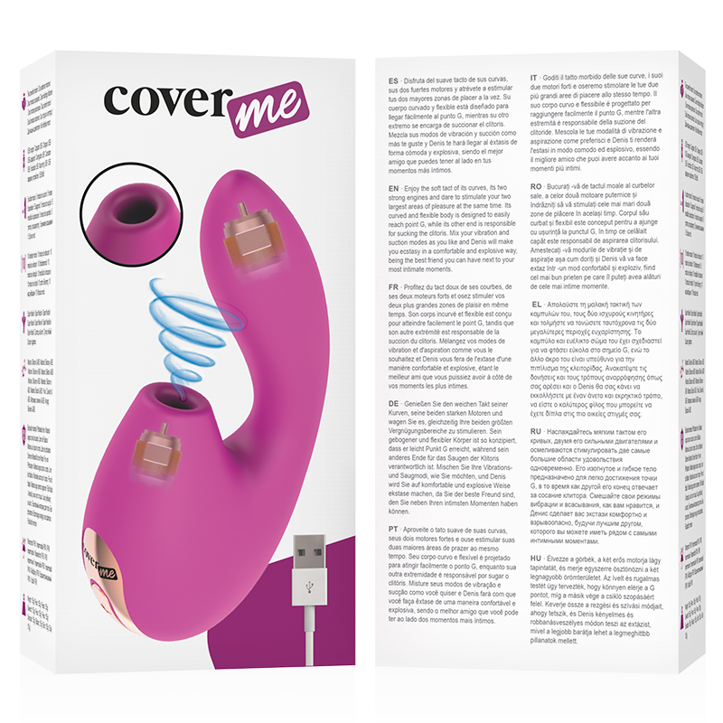 COVERME klitorissugare och G-punktsvibrator