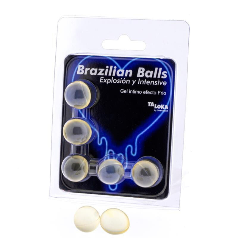 TALOKA 5 Brazilian Balls med kall effekt och vibration