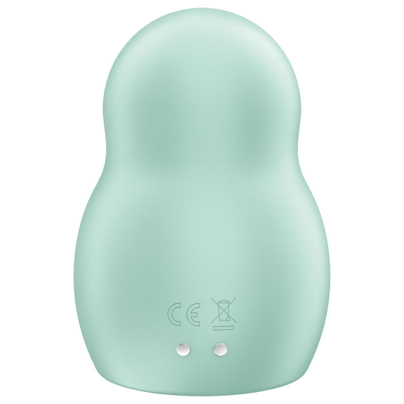 Satisfyer Pro To Go 1 grön vibrator med luftpulser