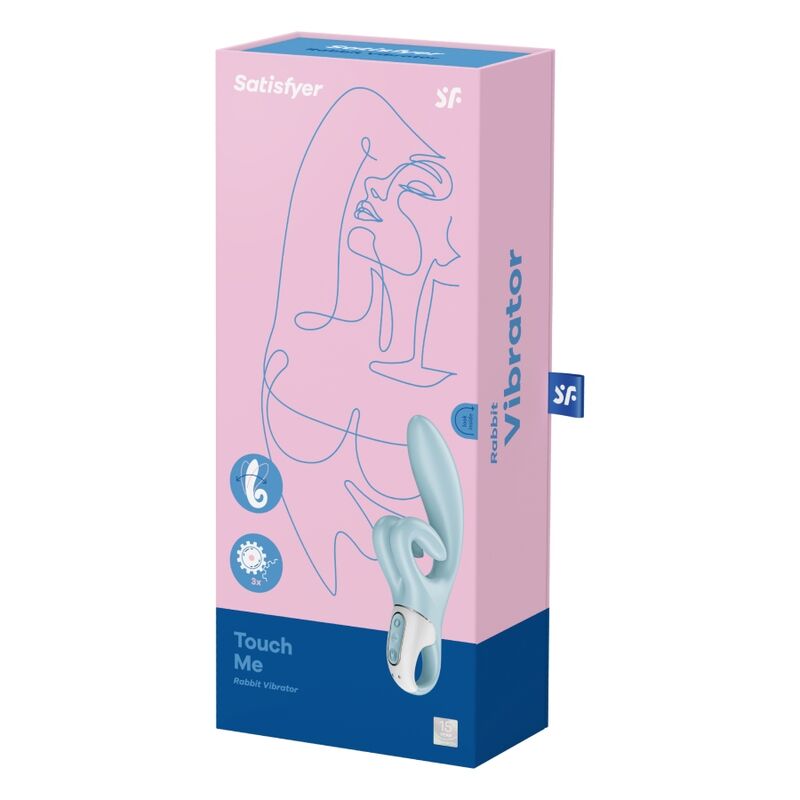 Satisfyer Touch Me Rabbit Vibration Blue