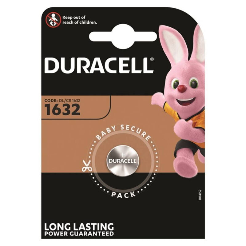 DURACELL knapppbatteri Litio CR1632 3V