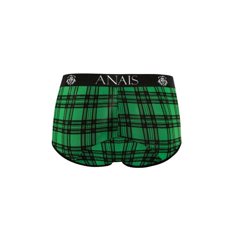 ANAIS MEN MAGIC BRIEF L i grön och svart rutigt mönster