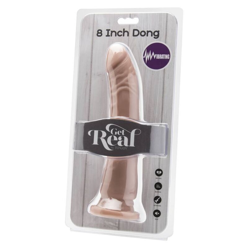 GET REAL - DONG 20,5 CM VIBRERANDE HUD
