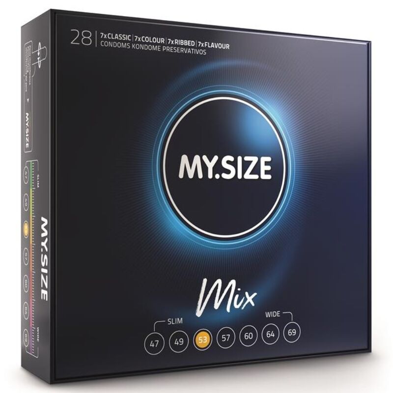 MY SIZE - MIXKONDOMER 53 MM 28 ENHETER
