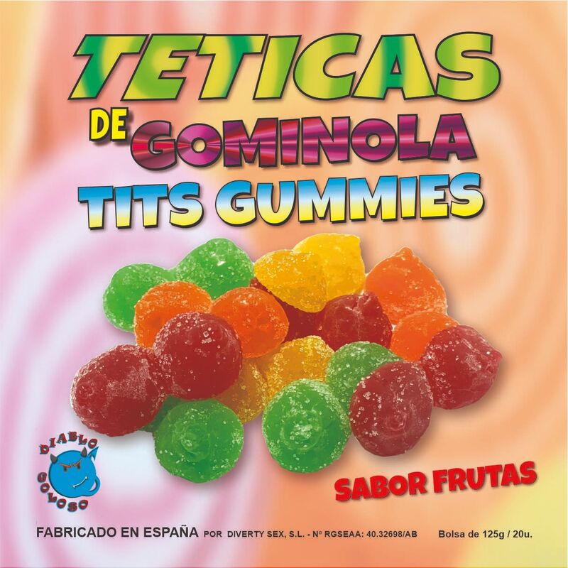 DIABLO GOLOSO - Blandade socker-gummituttar