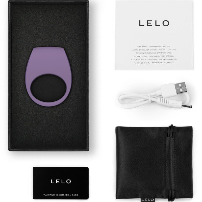 LELO TOR 3 vibratorring i lila för par