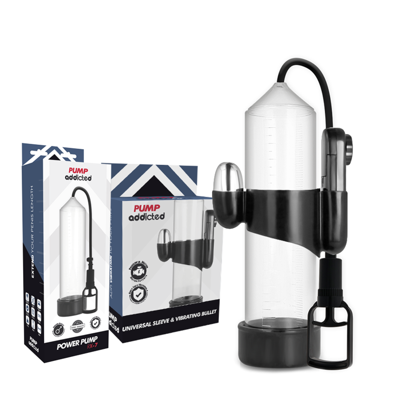 PUMP ADDICTED RX7 transparent vibrator