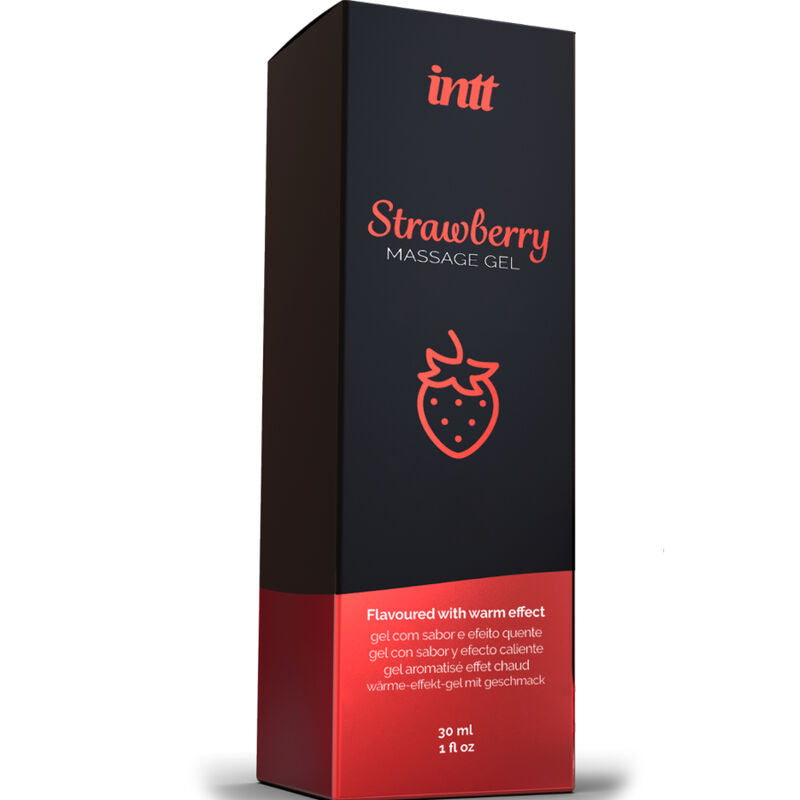 INTT Massagegel Jordgubb 30 ml