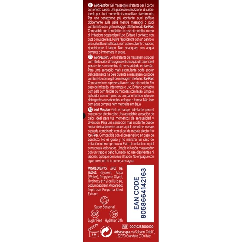 CONTROL HOT PASSION 3 IN 1 GEL 200 ML