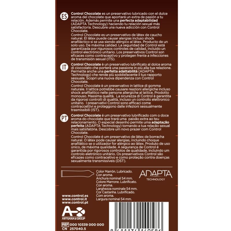 Chokladsmakande kondomer