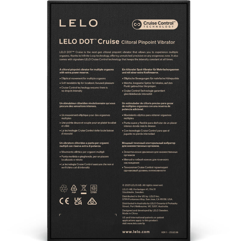 LELO DOT Cruise klitorisstimulator i gult