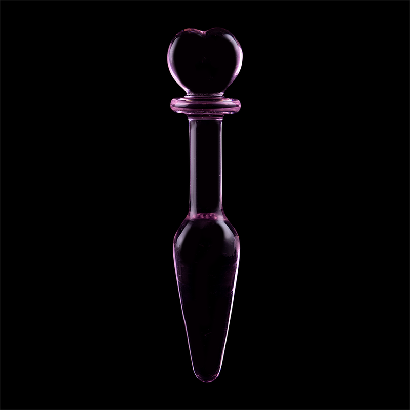 NEBULA SERIES BY IBIZA analplugg i borosilikatglas rosa 13.5 cm
