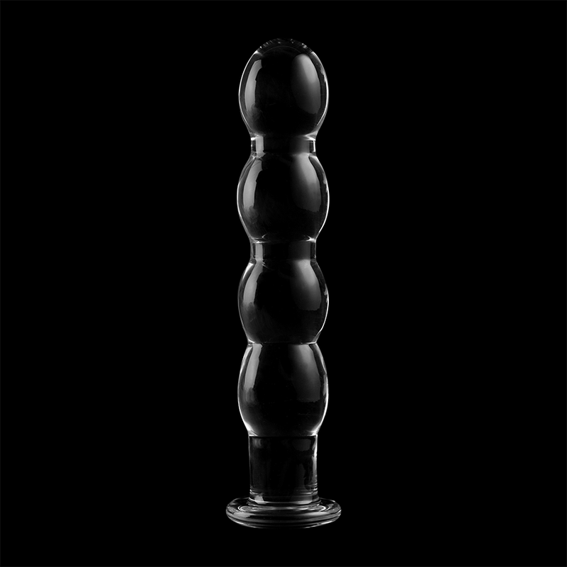 NEBULA SERIES BY IBIZA - MODEL 10 DILDO BOROSILICATE GLASS 16.5 CM -O- 3.5 CM