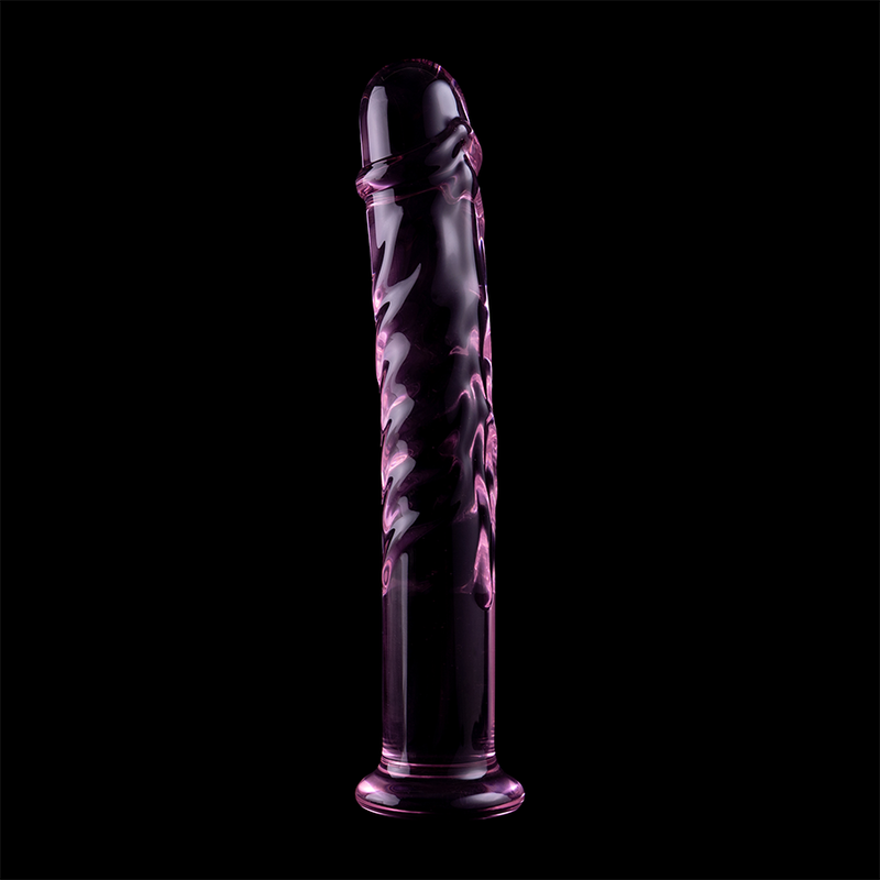 NEBULA SERIES BY IBIZA dildo i borosilikatglas, rosa, 18,5 cm