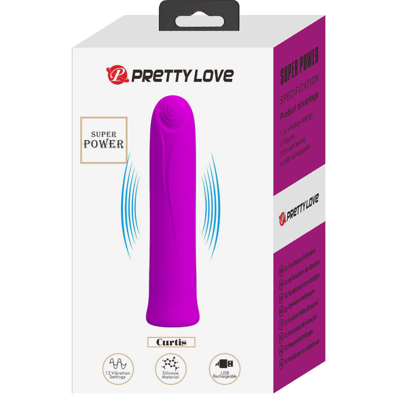 PRETTY LOVE Curtis Mini Vibrator i violett silikon