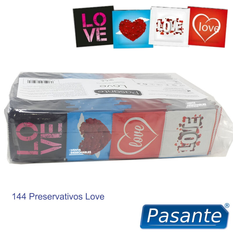 Pasante kondomer Love Bag med 144 enheter