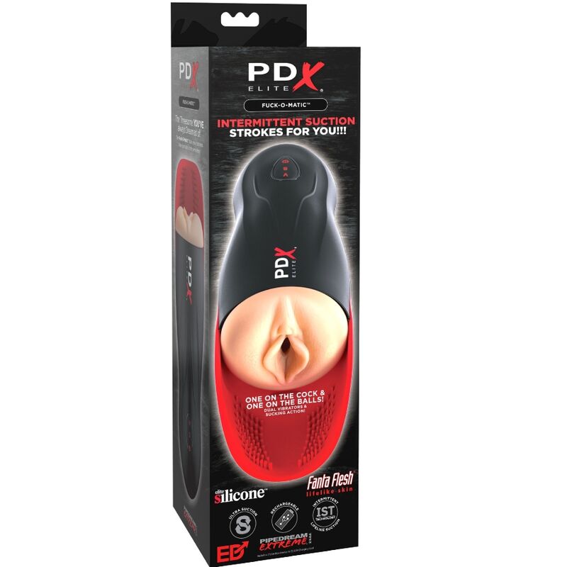 PDX ELITE Fuck-O-Matic Vagina med dubbel vibration