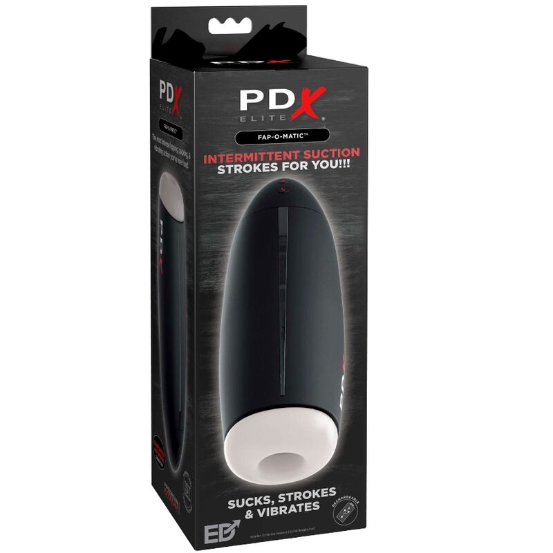 PDX ELITE Fap-O-Matic Sucker och Vibrator Masturbator