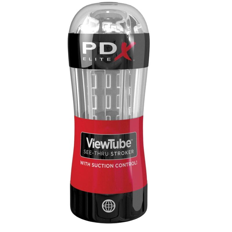 PDX ELITE ViewTube Stroker masturbator i klart material