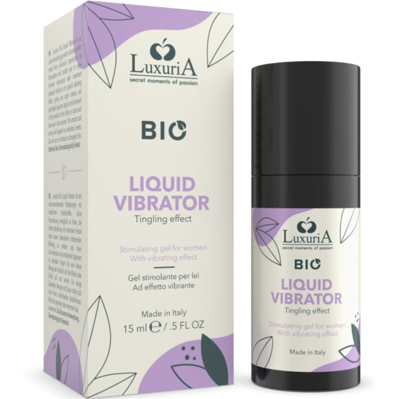 Luxuria Bio Gel för henne med vibrerande effekt, 15 ml