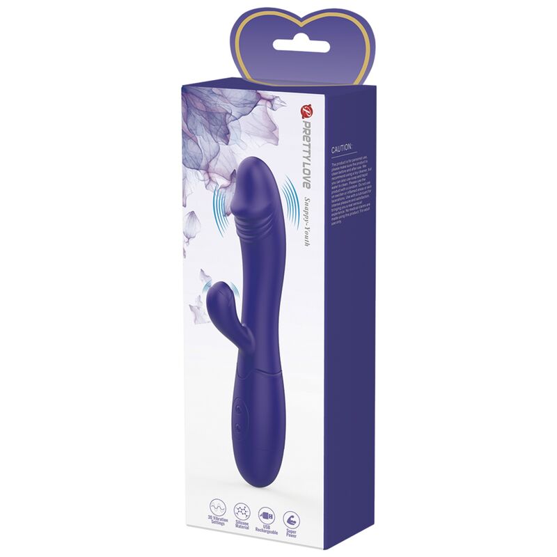 PRETTY LOVE Snappy Youth Vibrator och G-Punkts Stimulator i lila