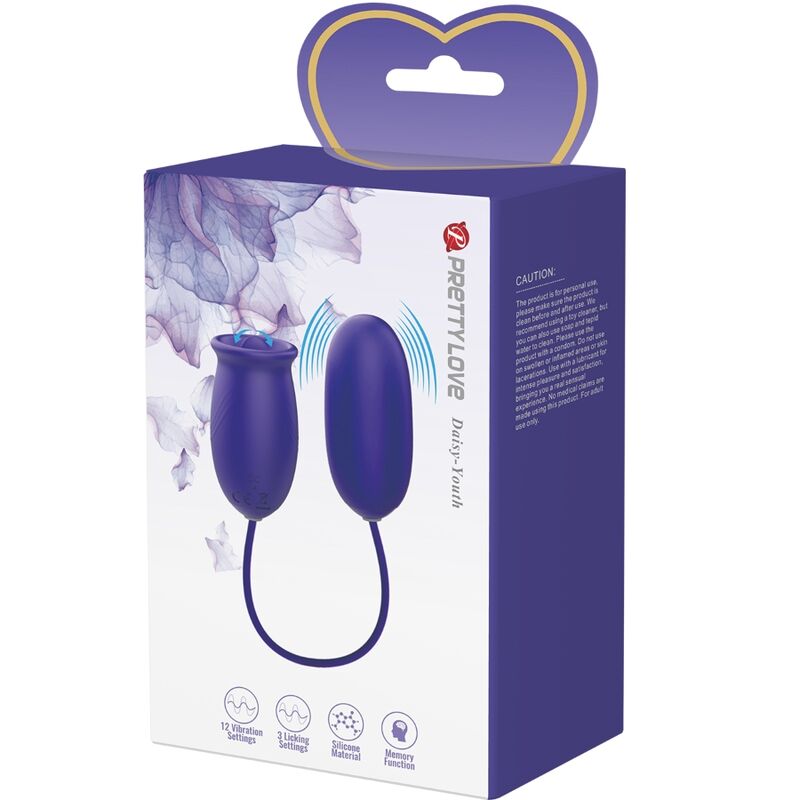 PRETTY LOVE Daisy Youth Violet återuppladdningsbar vibrator