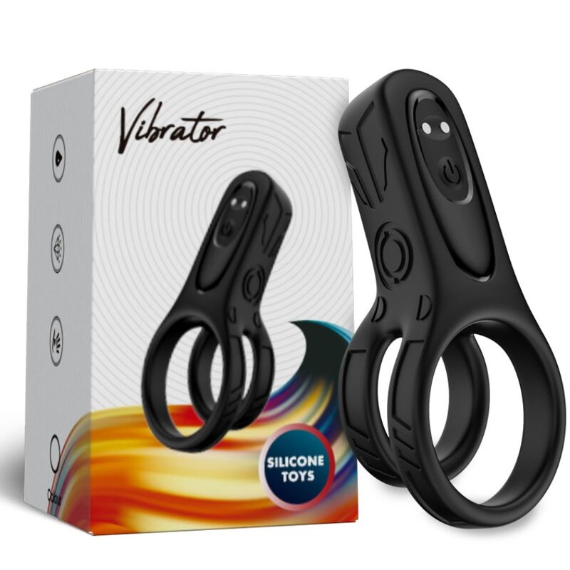 ARMONY - Dubbelring Vibrator Svart