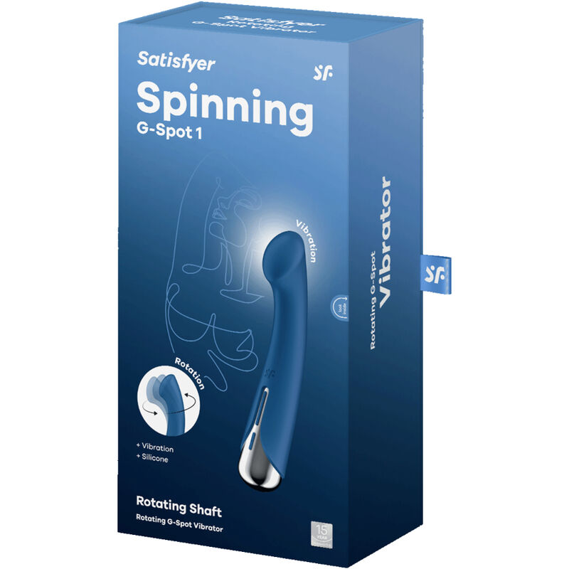 Satisfyer Spinning G-Spot 1 Rotator Vibrator i blått