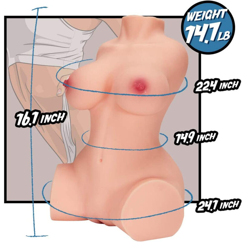 ARMONY - Realistisk kvinnlig torso modell 10