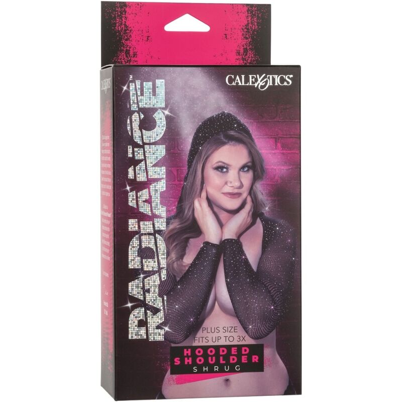 CalExotics Radiance Hooded Shoulder Shrug i plusstorlek