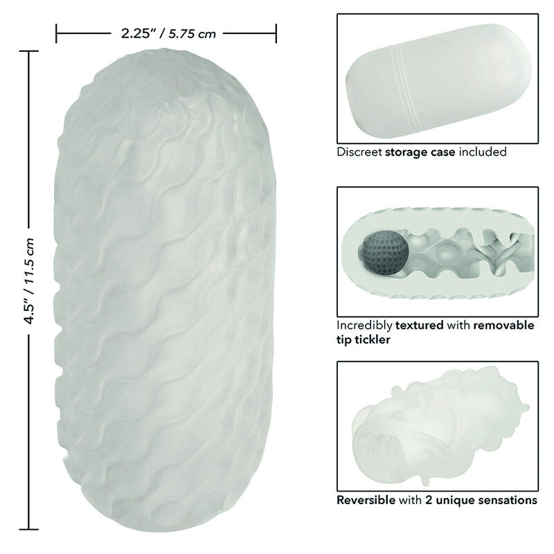 CalExotics Boundless Reversible Squishy Ball Stroker i gult
