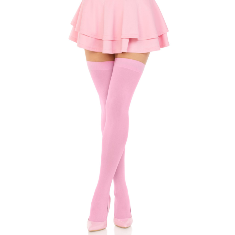 Nylonstrumpor i rosa från Leg Avenue