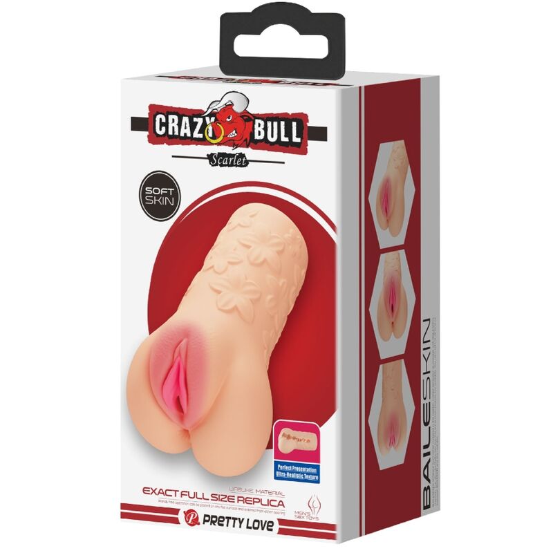 CRAZY BULL Scarlet vaginaformad masturbator
